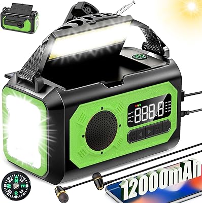 NEPIVEL 44400mWh Emergency Radio