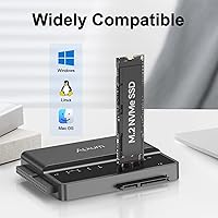 Alxum NVME M.2 SATA IDE SSD Enclosure — image 6