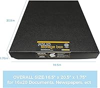 Lineco Clamshell Folio Storage Box 16.5″ x 20.5″ — image 2