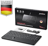 Perixx PERIBOARD-538 US Wired Compact Keyboard with Trackball — image 8