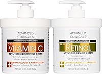 Advanced Clinicals Retinol Body Lotion + Vitamin C Lotion 2pc Set — image 1