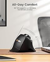 ProtoArc EM05 NL Vertical Wireless Trackball Mouse — image 3