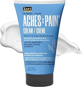 ZAX'S ORIGINAL Aches & Pain Cream 4oz Review
