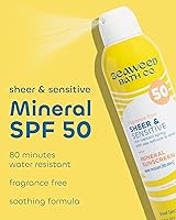 Seaweed Bath Co. Sheer Mineral Sensitive SPF 50 Sunscreen Spray 6 oz — image 2