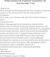 Milbon Volumizing Treatment Conditioner 7.1oz — image 3