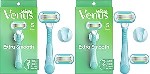 Gillette Venus Extra Smooth Razors for Women, 1 Razor, 2 Blade Refills Review
