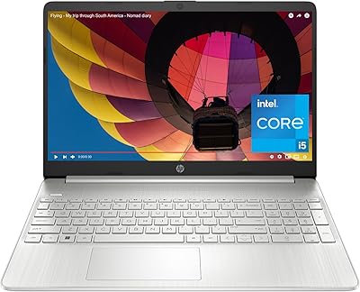 HP 15.6-inch Laptop, 12th Gen Intel Core i5, 16GB RAM, 512GB SSD