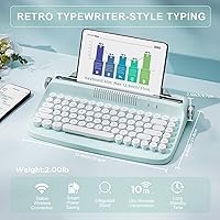 YUNZII B303 Wireless Typewriter Keyboard — image 2