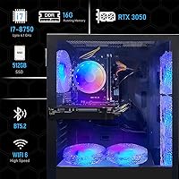 STGAubron Gaming PC Desktop, Intel Core i7 8th Gen, GeForce RTX 3050 6GB, 16GB RAM, 512GB SSD — image 3