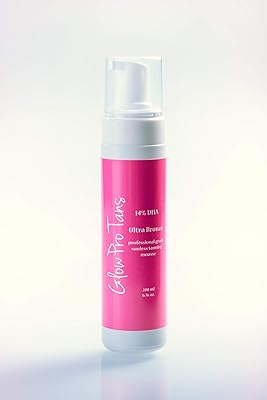 GlowPro Tans Professional Strength Tanning Mousse 14% DHA