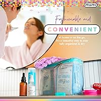 MUMI Travel Toiletry Bag Set of 3 – TSA Approved Clear Makeup Organizers — image 7