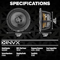 NVX XQS65KIT 6.5″ High-Performance Car Speakers — image 3