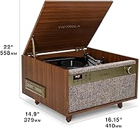 Victrola Century 6-in-1 Vinyl Record Player VTA-820SB-WLN — image 9