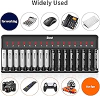BONAI 16-Bay AA AAA Battery Charger for NiMH NiCD — image 6