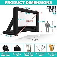 GYUEM 22ft Inflatable Projector Screen — image 5