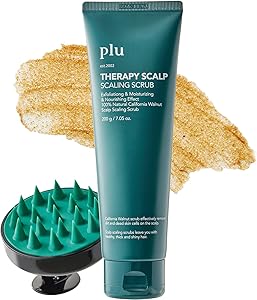PLU Korean Therapy Scalp Scaling Scrub with Silicone Scalp Massager Brush Review