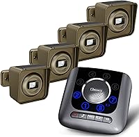 Chtoocy Solar Driveway Alarm 4 Sensors 1 Receiver — image 1