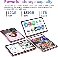 FACETEL Q6 10.1-inch Android Tablet, 12GB RAM, 128GB Storage — image 3