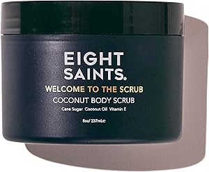 Eight Saints Welcome to the Scrub Coconut Body Scrub, 8oz Review