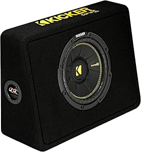 Kicker TCWC104 CompC 10″ Subwoofer in Thin Profile Enclosure 4-Ohm Review