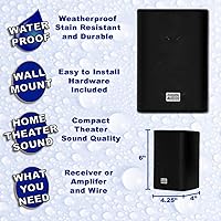 Acoustic Audio by Goldwood AA351B 2-Way High Performance Indoor Outdoor Speakers — image 2