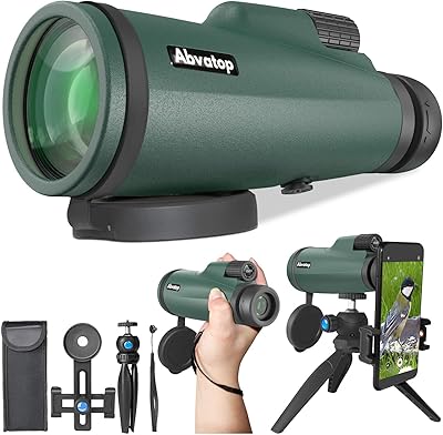 Abvatop 15x50 Monocular Telescope for Smartphone