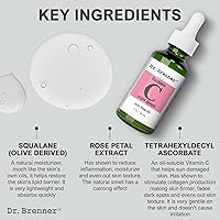 Dr. Brenner Vitamin C Serum Night Oil Treatment with Squalane and Rose Oil 1 oz. — image 2