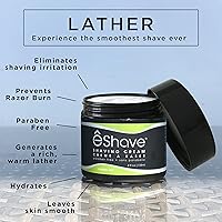 eShave Shaving Cream for Men, Verbena Lime 6oz — image 2