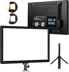 Bonvvie 9″ LED Video Light with 5000mAh Battery Review