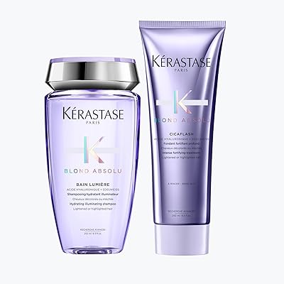 Kérastase Blond Absolu Lumière Shampoo & Cicaflash Conditioner Set 17oz