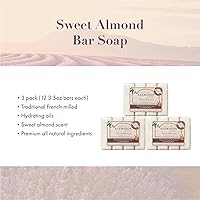 A LA MAISON Sweet Almond Bar Soap (8 Bars, 3.5 oz each) — image 2