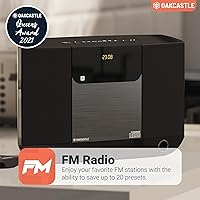 Oakcastle HIFI100 Compact Home Stereo System — image 2