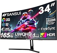 SANSUI 34-Inch Curved Gaming Monitor ES-G34C5 — image 1