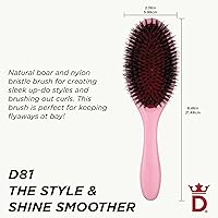 Denman Boar Bristle Hair Brush – Pink Crush — image 2