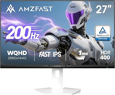 Amzfast 27-inch 1440P 200Hz Gaming Monitor