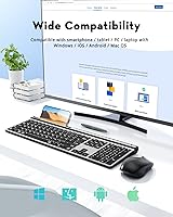 Samsers KM01 Wireless Keyboard and Mouse Combo — image 6