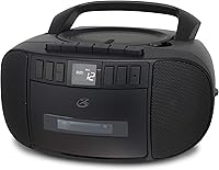 GPX BCA209B Portable Boombox with CD and Cassette Player — image 1