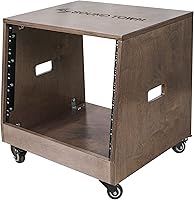 Sound Town SDRK-8TB Slanted 8U Studio Rack — image 4