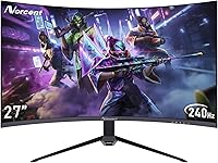 Norcent MN27-F240GC 27-inch FHD Curved Gaming Monitor — image 1