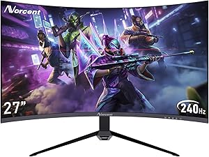 Norcent MN27-F240GC 27-inch FHD Curved Gaming Monitor Review