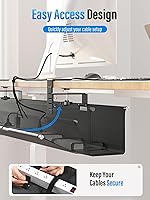 Cinati Large Under Desk Cable Management Tray — image 5