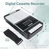 Philco PDR2200-BK Digital Cassette Recorder — image 2