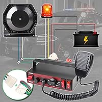 Winsgor 200W Police Siren for Car with Handheld Microphone — image 7