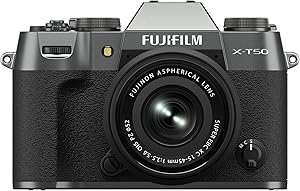 Fujifilm X-T50 Mirrorless Camera with XC15-45mm F3.5-5.6 OIS PZ Lens Kit