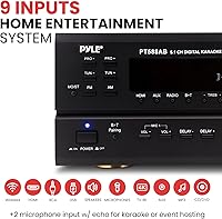 Pyle PT588AB Wireless Bluetooth Power Amplifier 420W 5.1 Channel Receiver — image 3