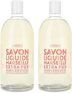 Compagnie de Provence Savon de Marseille Extra Pure Liquid Soap, Pink Grapefruit, 33.8 fl oz Refill Review