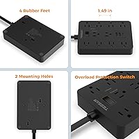 TESSAN Surge Protector Power Strip 10 FT — image 7