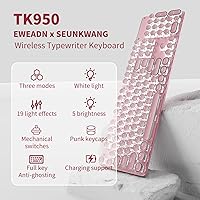 SEUNKWANG TK950 Wireless Typewriter Keyboard and Mouse Combo — image 2