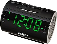 Jensen JCR-210 AM/FM Dual-Alarm Clock Radio — image 2