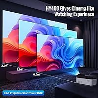 Alwtniet 700 ANSI Lumens Short Throw Smart Projector — image 3